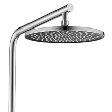 Irvine Round Twin Shower Set with 3-Function Hand Shower